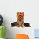 Dog with Bright Red Wall Decal