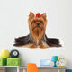 Dog with Bright Red Wall Decal