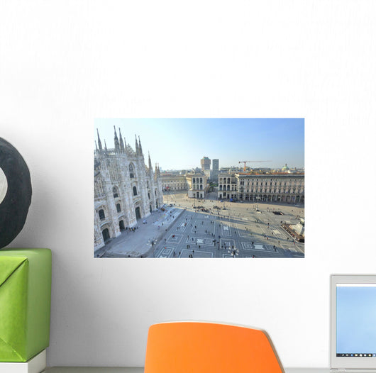Milano Piazza Del Duomo Wall Decal