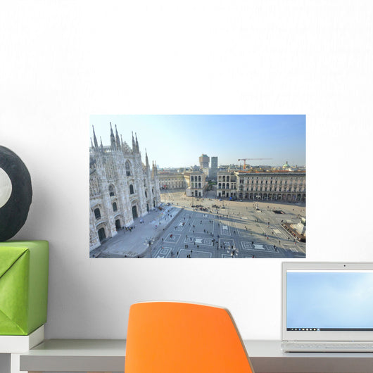 Milano Piazza Del Duomo Wall Decal