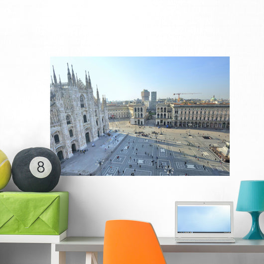 Milano Piazza Del Duomo Wall Decal