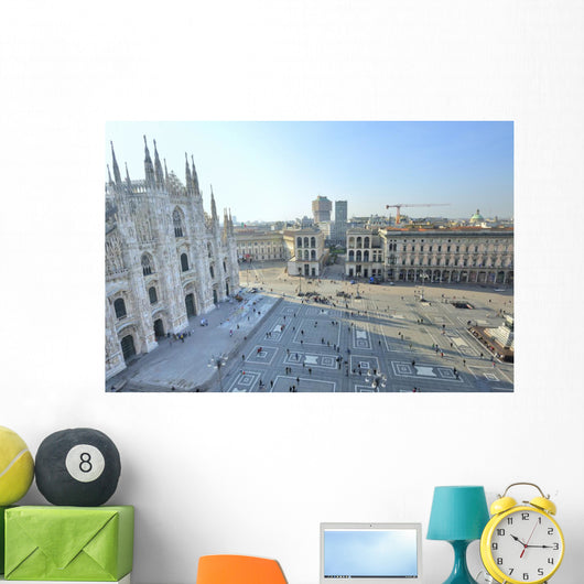 Milano Piazza Del Duomo Wall Decal