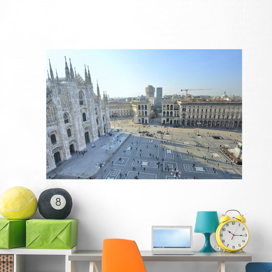 Milano Piazza Del Duomo Wall Decal