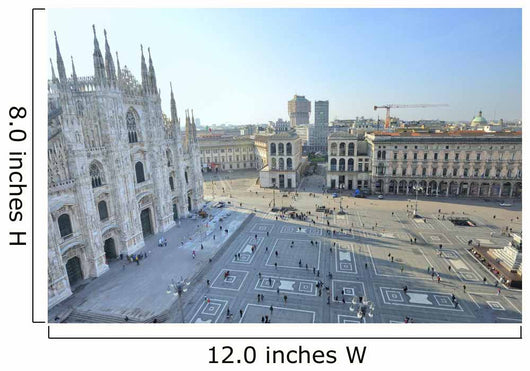 Milano Piazza Del Duomo Wall Decal