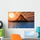 Temple Maya Sur L'eau Wall Decal