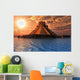 Temple Maya Sur L'eau Wall Decal