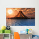 Temple Maya Sur L'eau Wall Decal