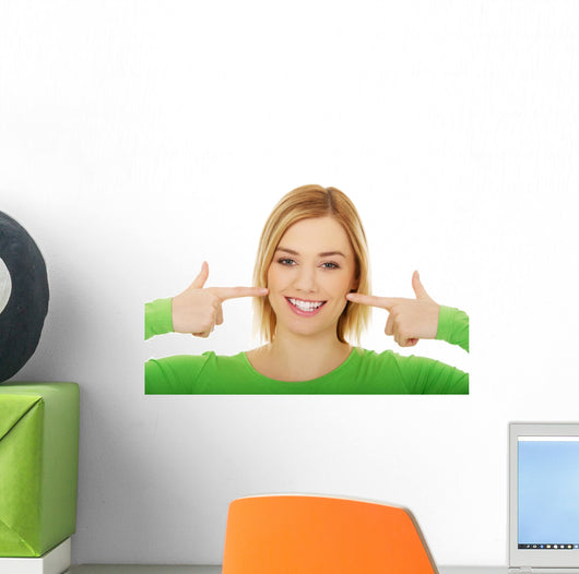 Up Perfect Smile Wall Decal