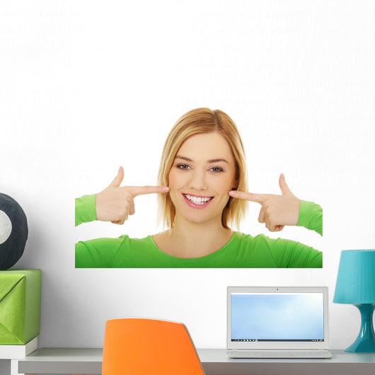 Up Perfect Smile Wall Decal