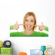 Up Perfect Smile Wall Decal