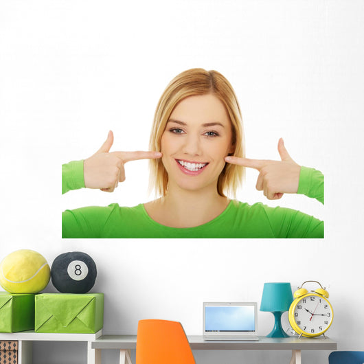 Up Perfect Smile Wall Decal
