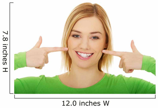Up Perfect Smile Wall Decal
