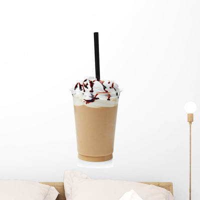 Frappe Wall Decal shown on a wall