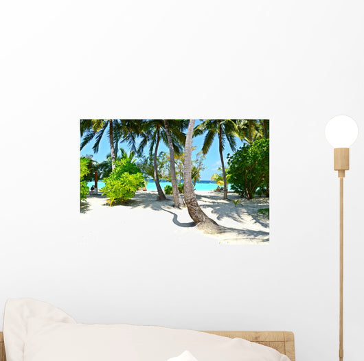 Malediven Palmen Wall Decal