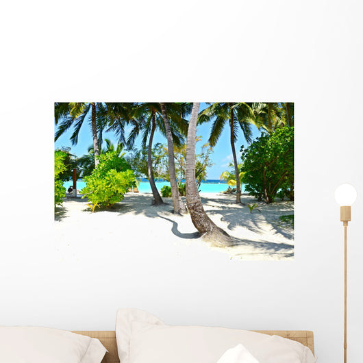Malediven Palmen Wall Decal