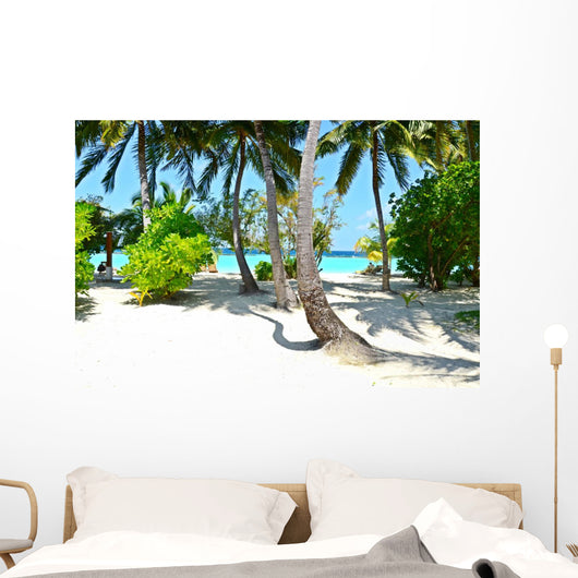Malediven Palmen Wall Decal