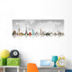 Travel World Monument Concept Wall Decal