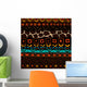 With Ethnic Ornament Wall Decal