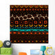With Ethnic Ornament Wall Decal