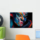 Colorful Portrait Girl Wall Decal