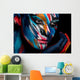 Colorful Portrait Girl Wall Decal