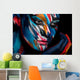 Colorful Portrait Girl Wall Decal
