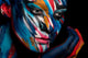 Colorful Portrait Girl Wall Decal