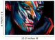 Colorful Portrait Girl Wall Decal