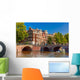 City Amsterdam Canal Bridge Wall Decal