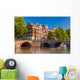 City Amsterdam Canal Bridge Wall Decal