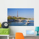 Eiffel Tower with Boat Wall Decal