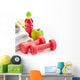 Fitness Equipment for Healthy Wall Decal