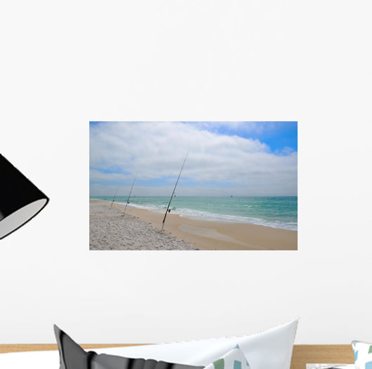 Fishing Gulf Mexico White Wall Decal