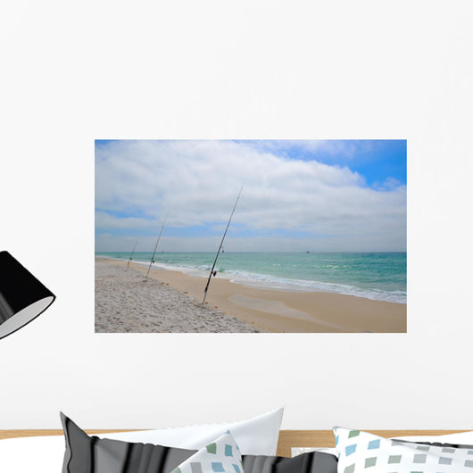 Fishing Gulf Mexico White Wall Decal