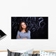 Young Girl with Question Wall Decal