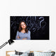 Young Girl with Question Wall Decal