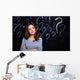 Young Girl with Question Wall Decal