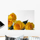 Yellow Roses Wall Decal