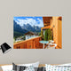 Home Terrace Dolomite Mountains Wall Decal