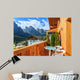 Home Terrace Dolomite Mountains Wall Decal