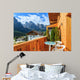Home Terrace Dolomite Mountains Wall Decal