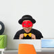 Creepy Masked Man Wall Decal