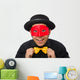 Creepy Masked Man Wall Decal