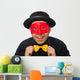 Creepy Masked Man Wall Decal