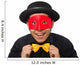 Creepy Masked Man Wall Decal