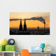 Cologne Cathedral Cloud Sundown Wall Decal