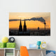Cologne Cathedral Cloud Sundown Wall Decal
