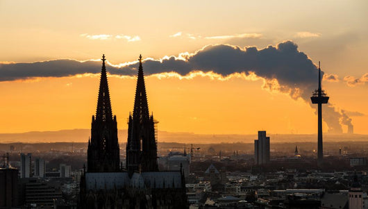 Cologne Cathedral Cloud Sundown Wall Decal