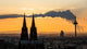Cologne Cathedral Cloud Sundown Wall Decal