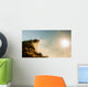 Sunrise with Peak Mountain Wall Decal